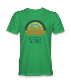 Men'S Ridiculously Soft Midweight Graphic Tee | Let'S Travel The World