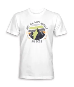 Men'S Ridiculously Soft Midweight Graphic Tee | Not All Who Wander Are Lost