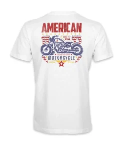 Men'S Ridiculously Soft Midweight Sueded Graphic Tee | American Motorcycles