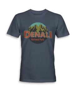 Men'S Ridiculously Soft Midweight Graphic Tee | Denali National Park