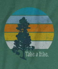 Men'S Ridiculously Soft Midweight Raglan Hooded Graphic Sweatshirt | Take A Hike