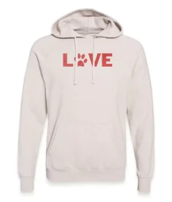 Men'S Ridiculously Soft Midweight Raglan Hooded Valentine'S Day Graphic Sweatshirt | Love My Pet