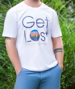 Men'S Ridiculously Soft Midweight Graphic Tee | Get Lost