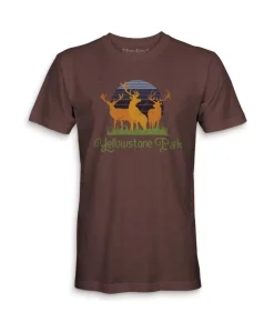 Men'S Ridiculously Soft Midweight Graphic Tee | Yellowstone Park