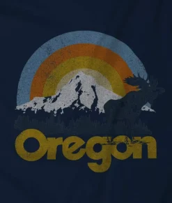 Men'S Ridiculously Soft Midweight Graphic Tee | Oregon