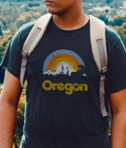 Men'S Ridiculously Soft Midweight Graphic Tee | Oregon
