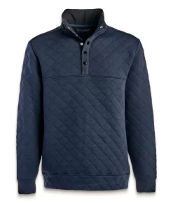 Men'S Ridiculously Soft Quilted Snap Pullover