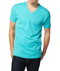 Men'S Ridiculously Soft Short Sleeve V-Neck 100% Cotton Shirt | Discontinued Colors