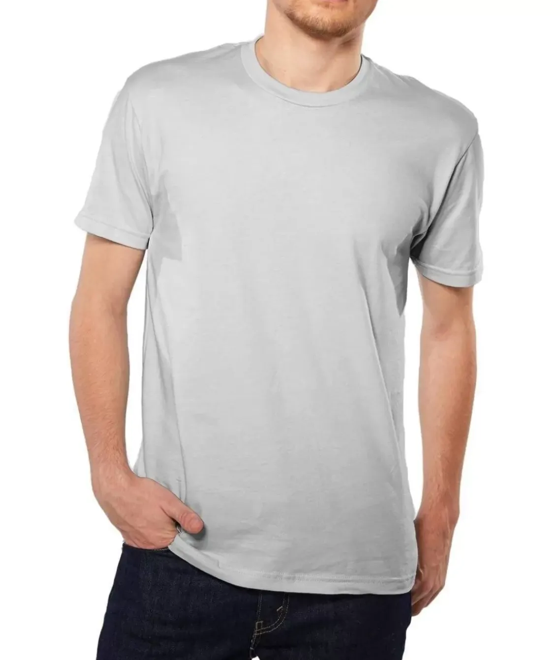 Men'S Ridiculously Soft Short Sleeve Crew Neck 100% Cotton T-Shirt | Classic