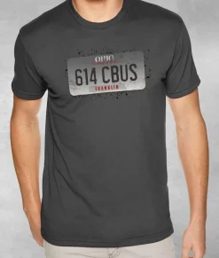 Men'S Ridiculously Soft Sueded Graphic Tee | 614 Cbus