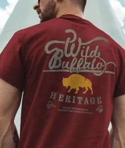 Men'S Ridiculously Soft Sueded Graphic Tee | Wild Buffalo