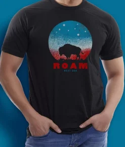 Men'S Ridiculously Soft Sueded Big Graphic Tee | Roam