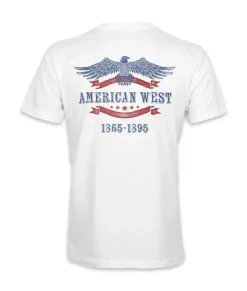 Men'S Ridiculously Soft Sueded Graphic Tee | American West