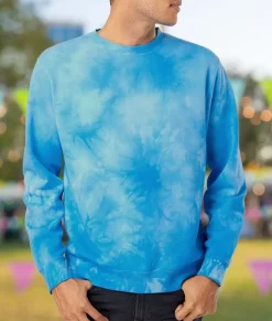 Men'S Ridiculously Soft Tie-Dyed Pullover Sweatshirt