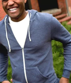 Men'S Ridiculously Soft Vintage Recycled Fleece Full-Zip Hoodie