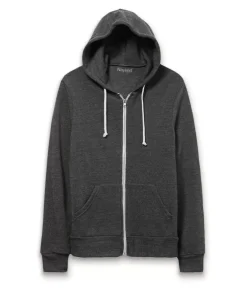 Men'S Ridiculously Soft Vintage Recycled Fleece Full-Zip Hoodie