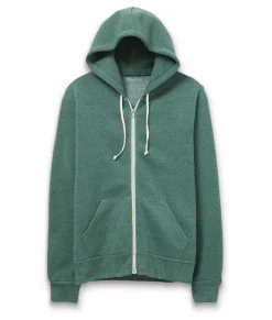 Men'S Ridiculously Soft Vintage Recycled Fleece Full-Zip Hoodie