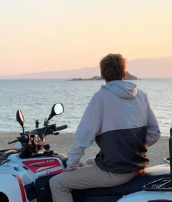 Men'S Soft Lightweight Half-Zip Pullover Windbreaker Anorak