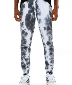 Men'S Soft Washed Tie Dye Fleece Joggers