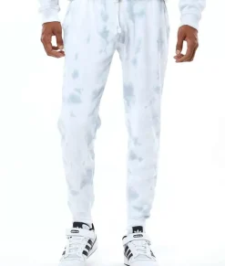 Men'S Soft Washed Tie Dye Fleece Joggers