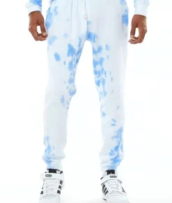 Men'S Soft Washed Tie Dye Fleece Joggers