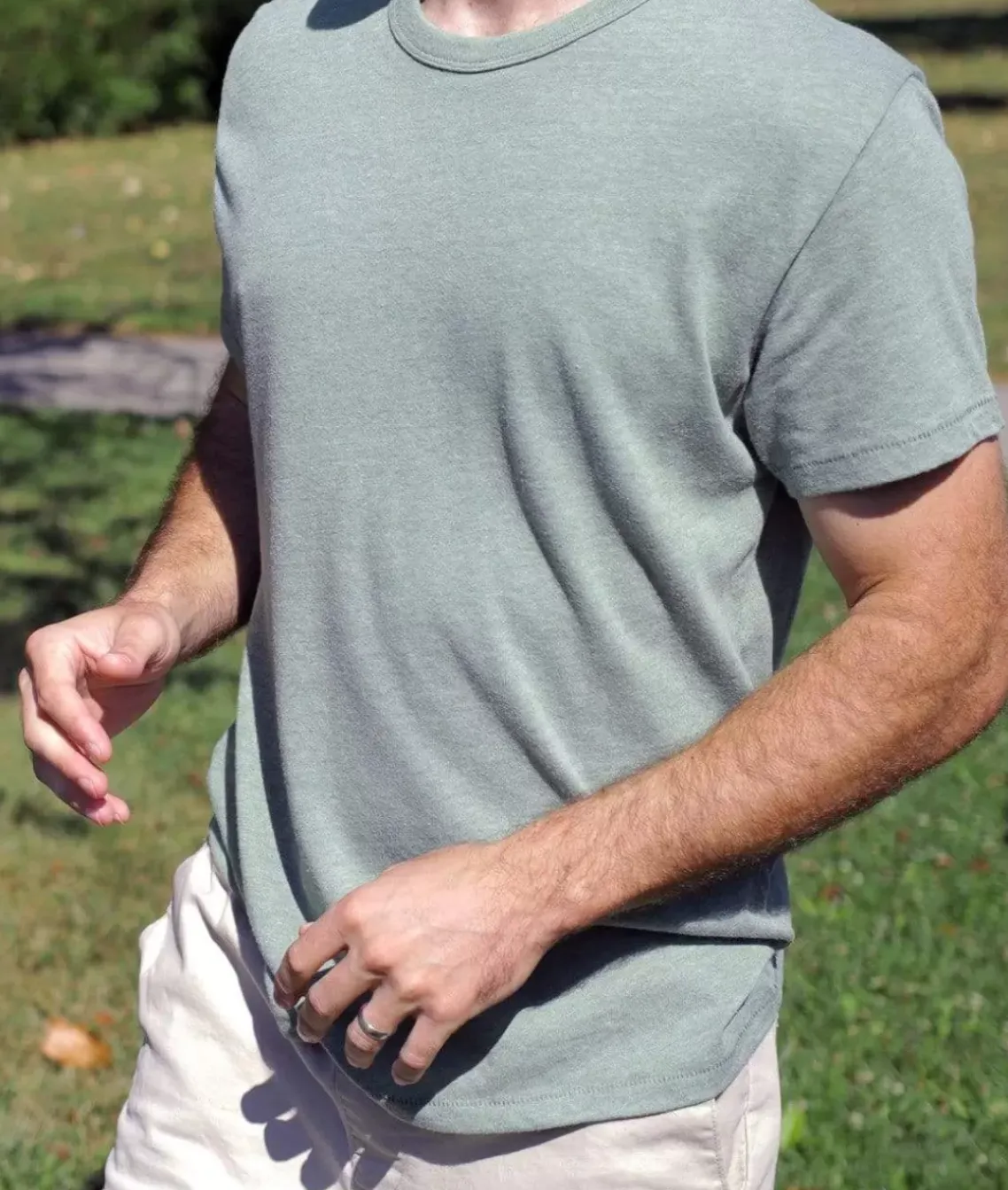 Men'S Vintage Crew T-Shirt