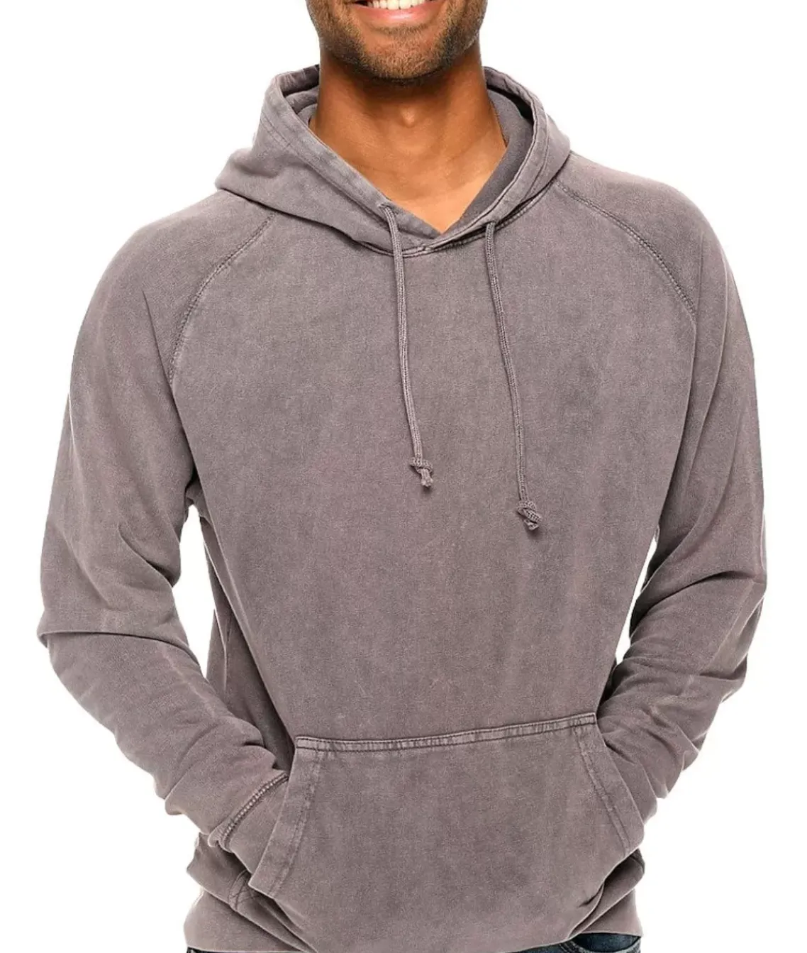 Men'S Vintage Fleece Raglan Hoodie