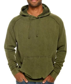 Men'S Vintage Fleece Raglan Hoodie