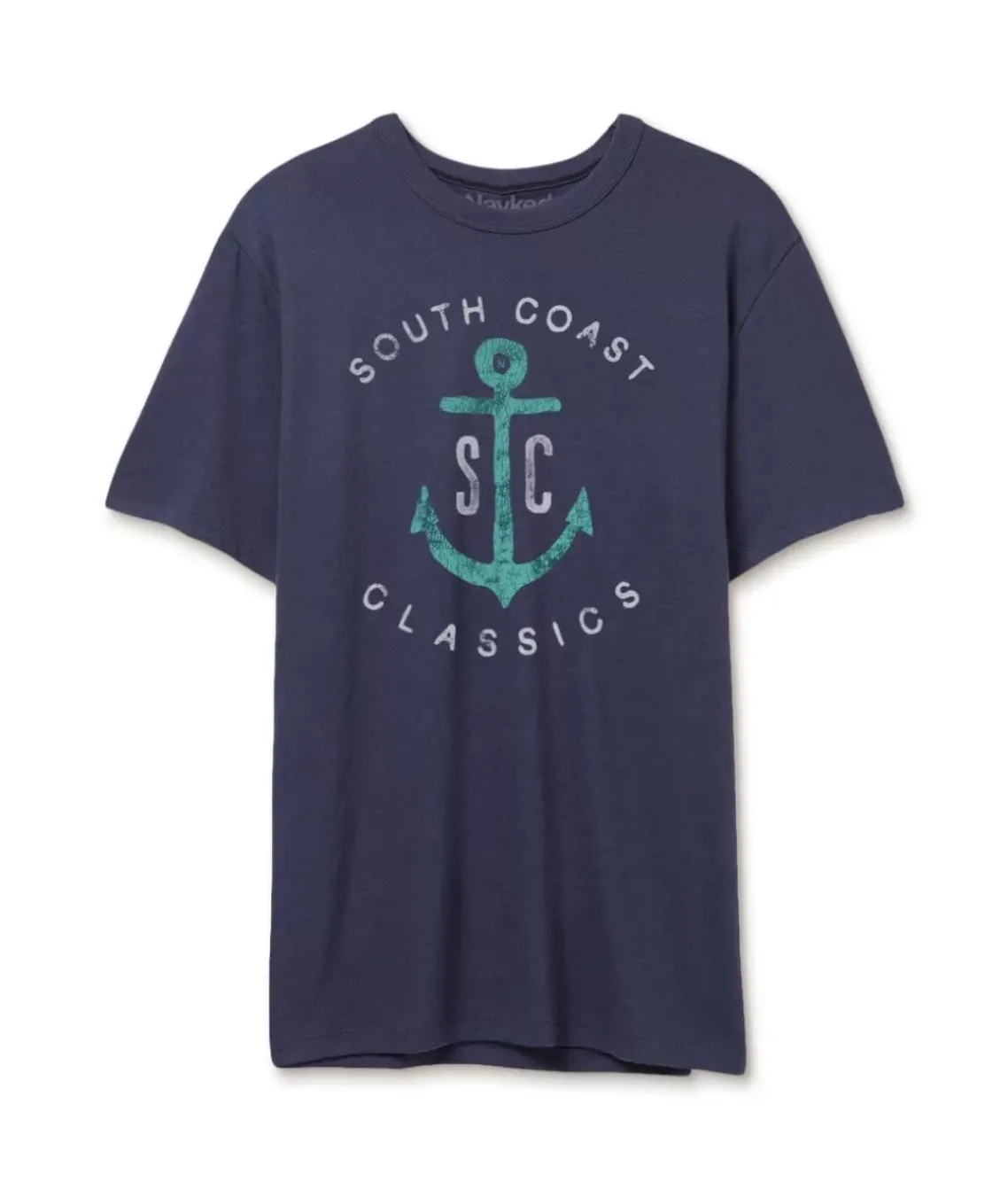 Men'S Vintage Soft Cotton Poly Graphic T-Shirt | Sc Anchor