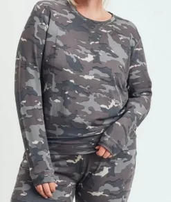 Real Women'S Plus Earth Print Pullover/Discontinued