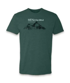 Ridiculously Soft Crew Neck Graphic T-Shirt | Mend The Mind-Mountains
