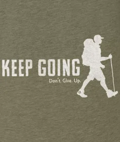 Ridiculously Soft Crew Neck Graphic T-Shirt | Keep Going With Hiker