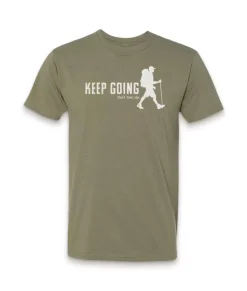 Ridiculously Soft Crew Neck Graphic T-Shirt | Keep Going With Hiker