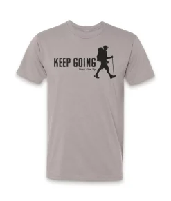 Ridiculously Soft Crew Neck Graphic T-Shirt | Keep Going With Hiker