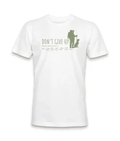 Ridiculously Soft Crew Neck Graphic T-Shirt | Don'T Give Up-Hike With Your Dog