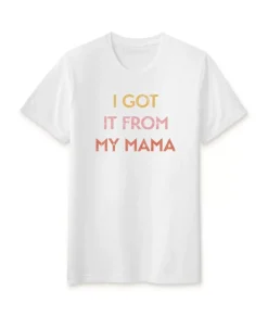Ridiculously Soft Heather Sueded Graphic Tee | I Got It From My Mama