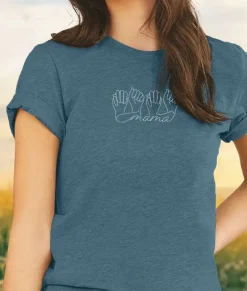 Ridiculously Soft Heather Sueded Graphic Tee | Mama Signed