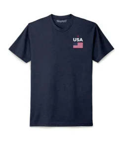 Ridiculously Soft Men'S Usa Flag Graphic T-Shirt