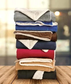 Ridiculously Soft Micro Mink Faux Sherpa Blanket