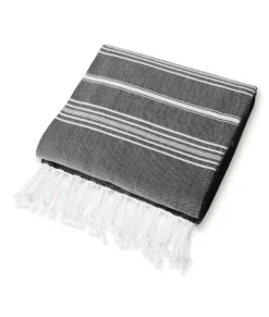 Soft Striped Summer Throw