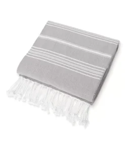 Soft Striped Summer Throw