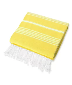 Soft Striped Summer Throw