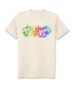 Unisex Ridiculously Soft Lightweight Sueded Graphic T-Shirt | Love Is Love