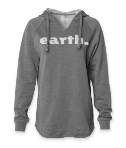 Women'S California Wave Wash Graphic Hoodie | Earth