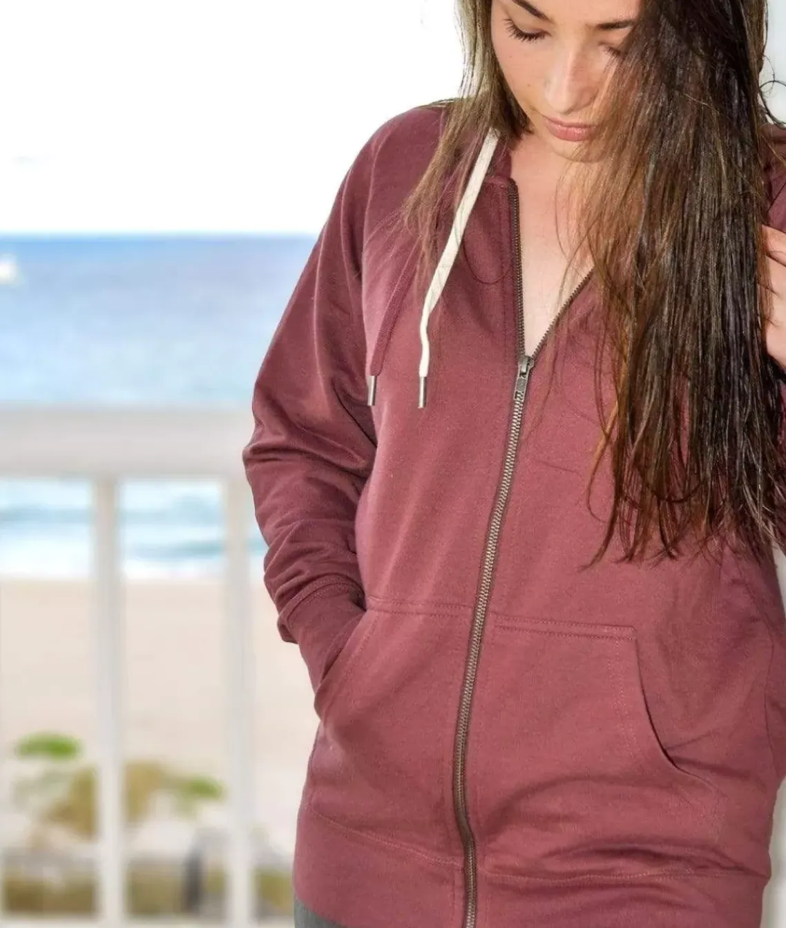 Women'S French Terry Full-Zip Hoodie