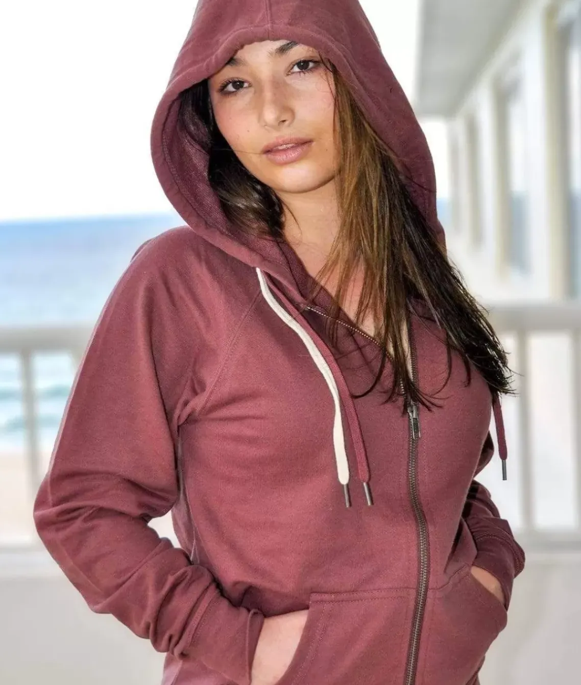 Women'S French Terry Full-Zip Hoodie