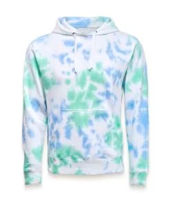 Women'S Oversized Soft Washed Tie Dye Fleece Hoodie