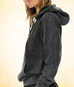 Women'S Oversized Vintage Fleece Raglan Hoodie
