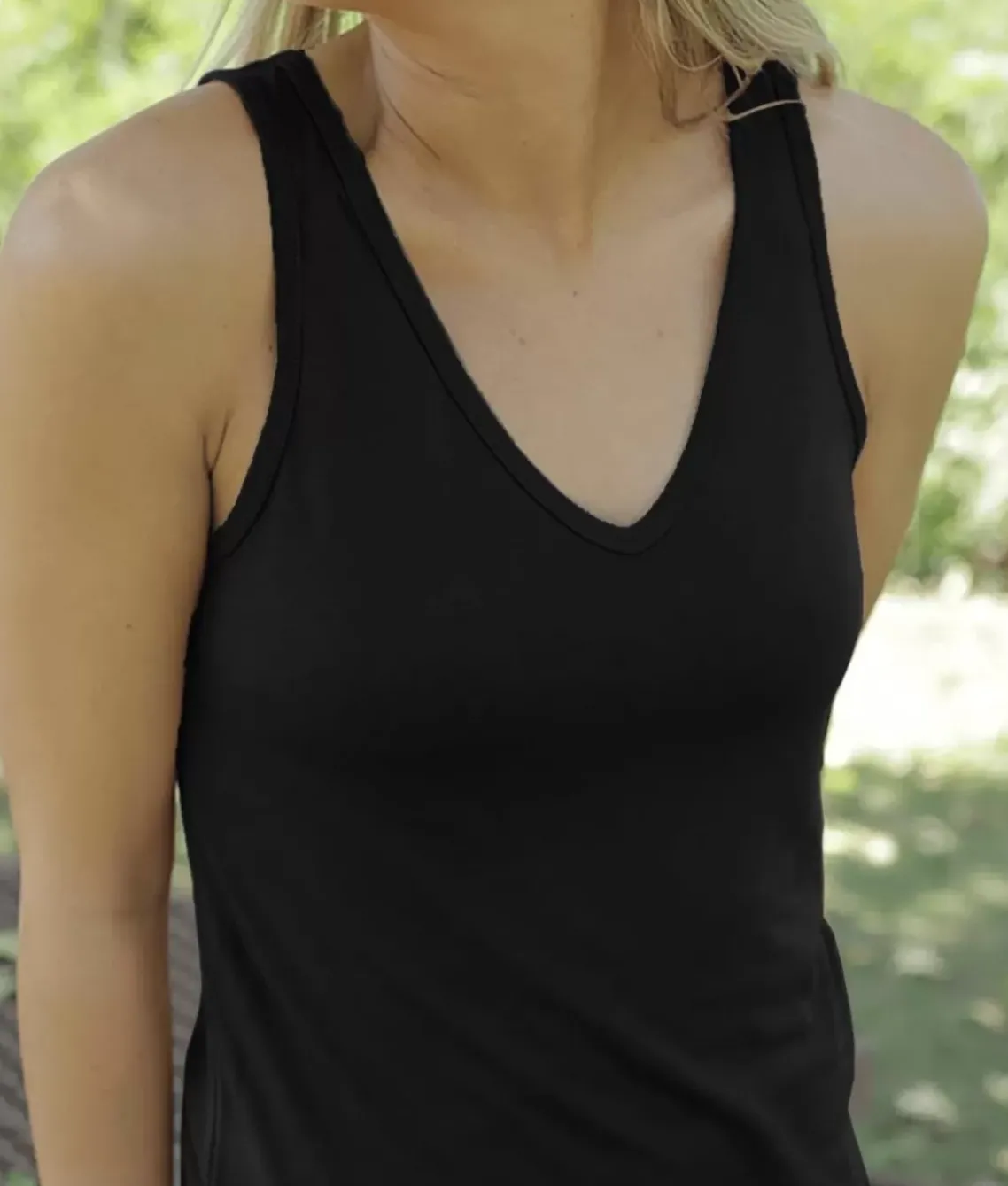 Women'S Ridiculously Soft Lightweight Flowy V-Neck Tank Top