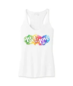 Women'S Ridiculously Soft Lightweight Graphic Racerback Tank | Love Is Love